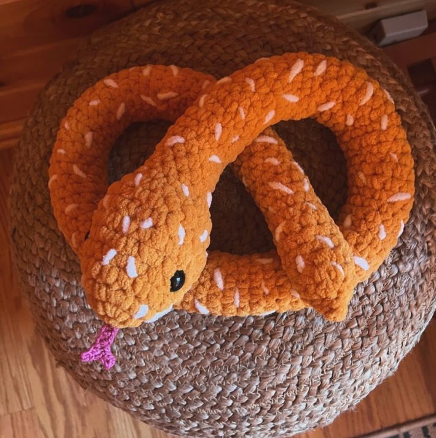 Crochet Pretzel Snake